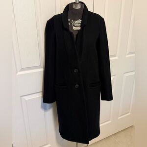 Wool Black 3/4 length black wool pea coat
Old navy like new